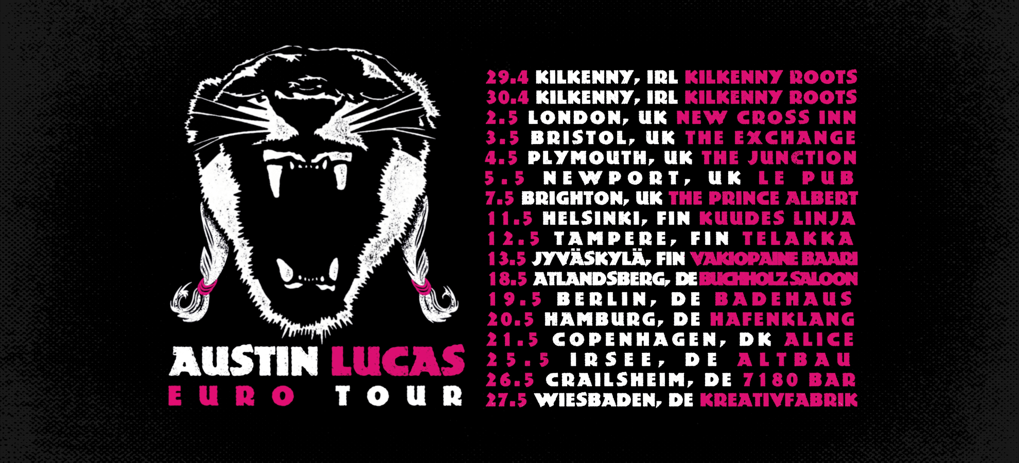 Austin Lucas - Euro Tour - Reinventing Against Me